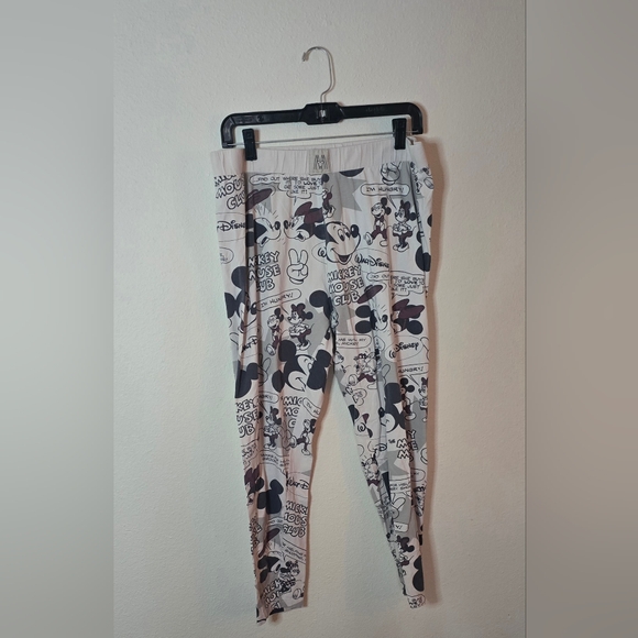 Disney Mickey Mouse Pajama Set Primark Loungewear Sleepwear Gray XL - Picture 7 of 11